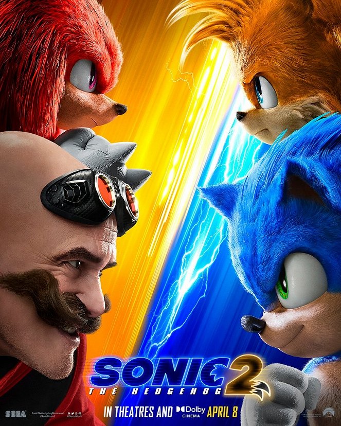 Sonic 2 le film - Affiches
