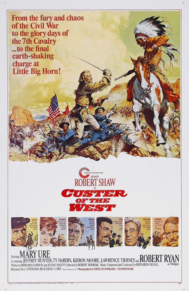 Kenraali Custer - lännen suuri taistelija - Julisteet