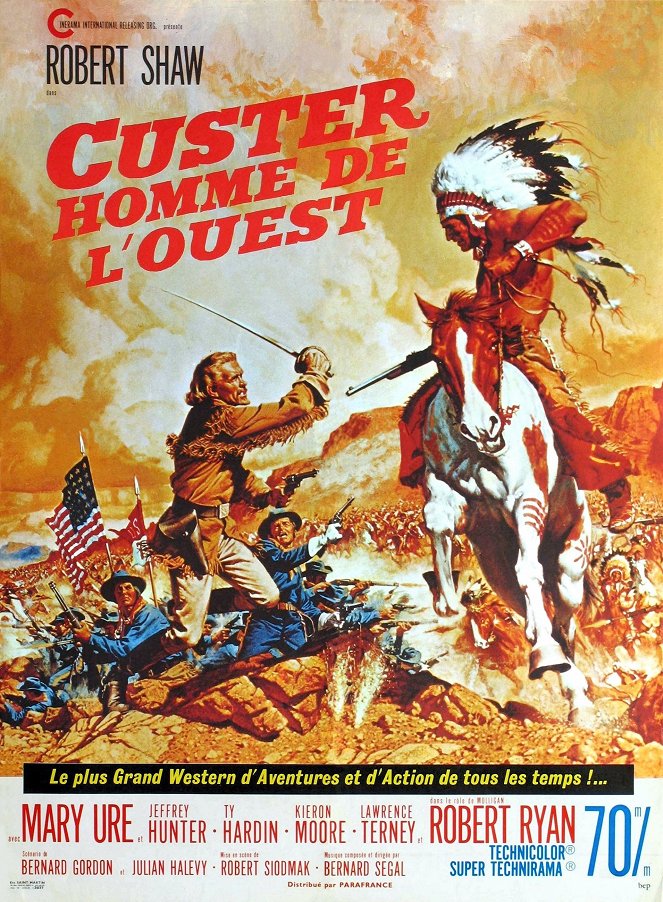Custer, l'homme de l'Ouest - Affiches