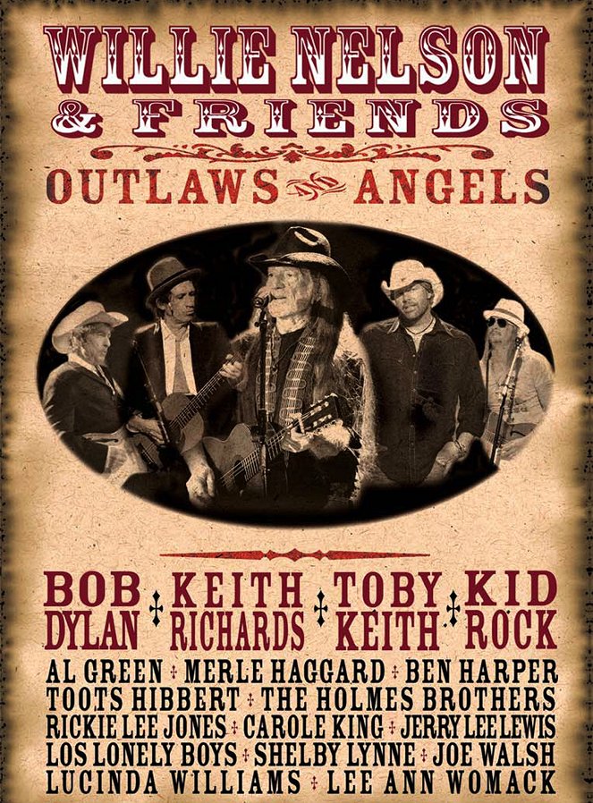 Willie Nelson & Friends: Outlaws & Angels - Carteles
