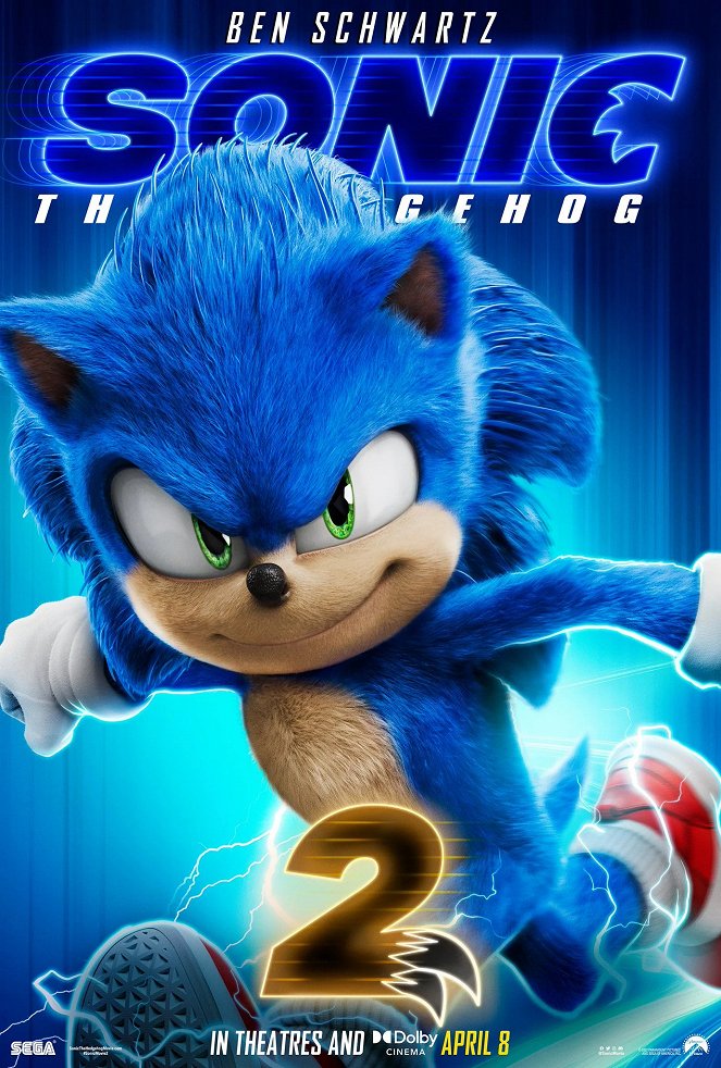 Sonic 2 le film - Affiches