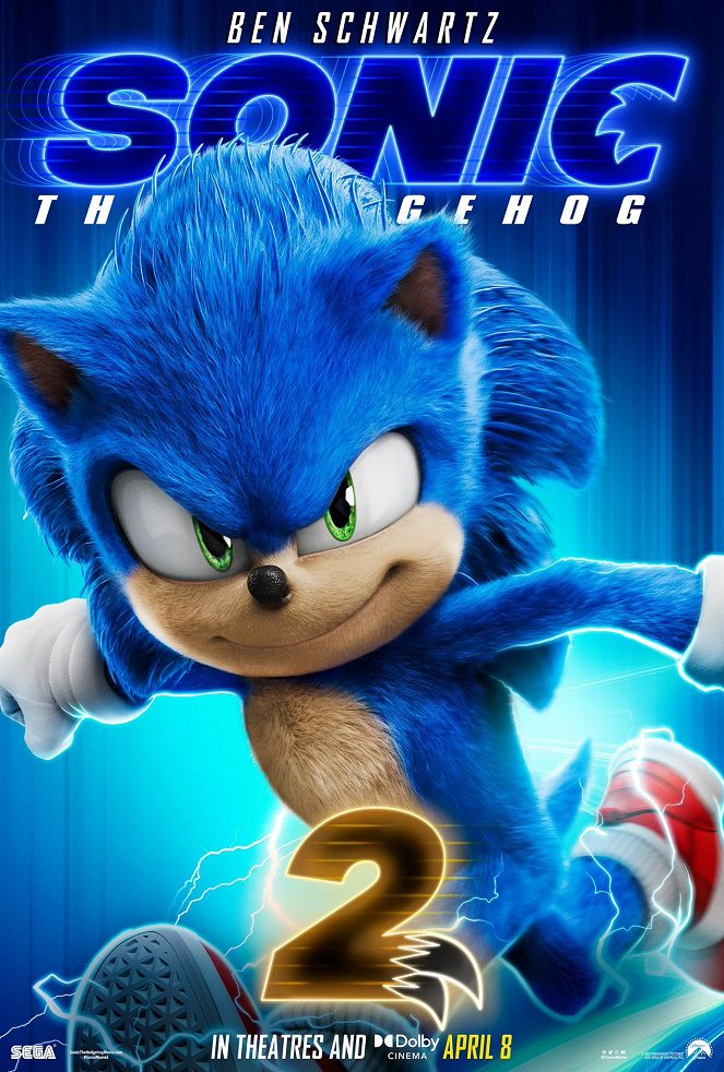 Sonic, a sündisznó 2 - Plakátok