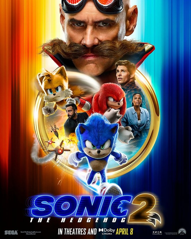 Sonic 2. La película - Carteles