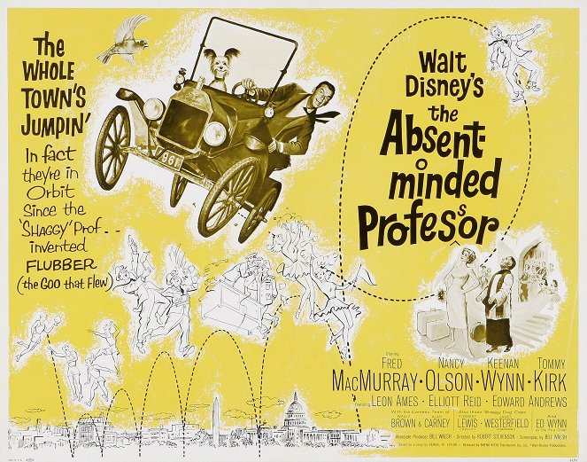 The Absent Minded Professor - Affiches