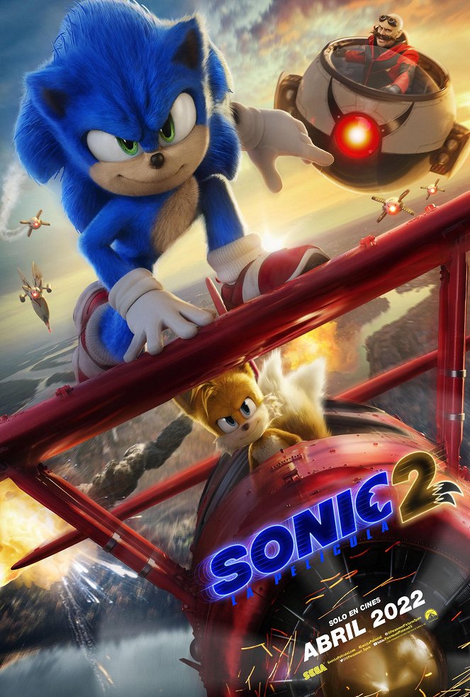 Sonic 2. La película - Carteles