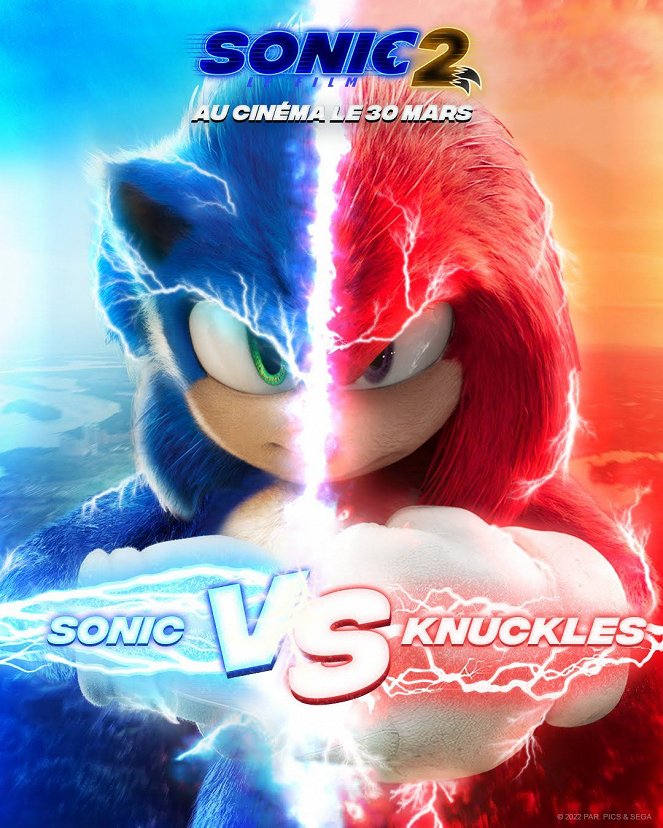 Sonic 2 le film - Affiches