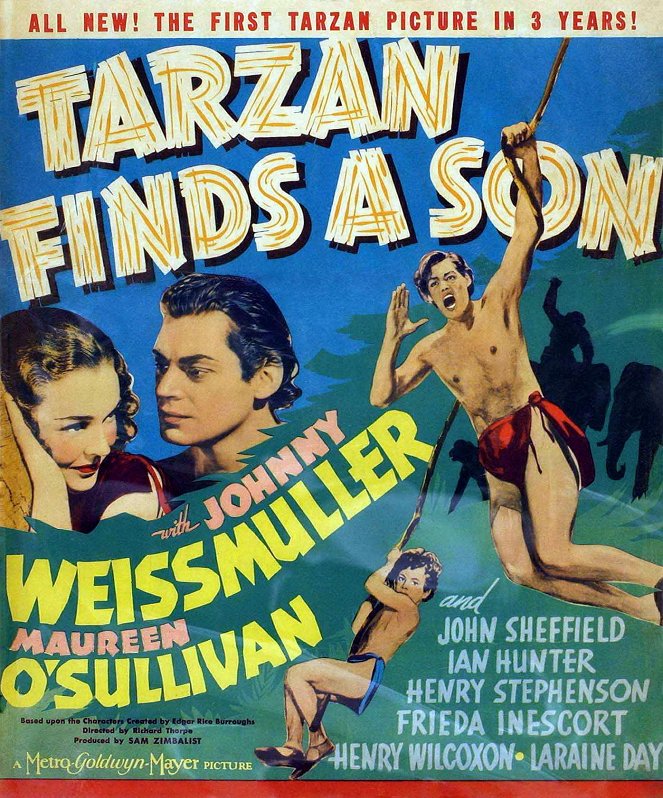 Tarzan trouve un fils - Affiches