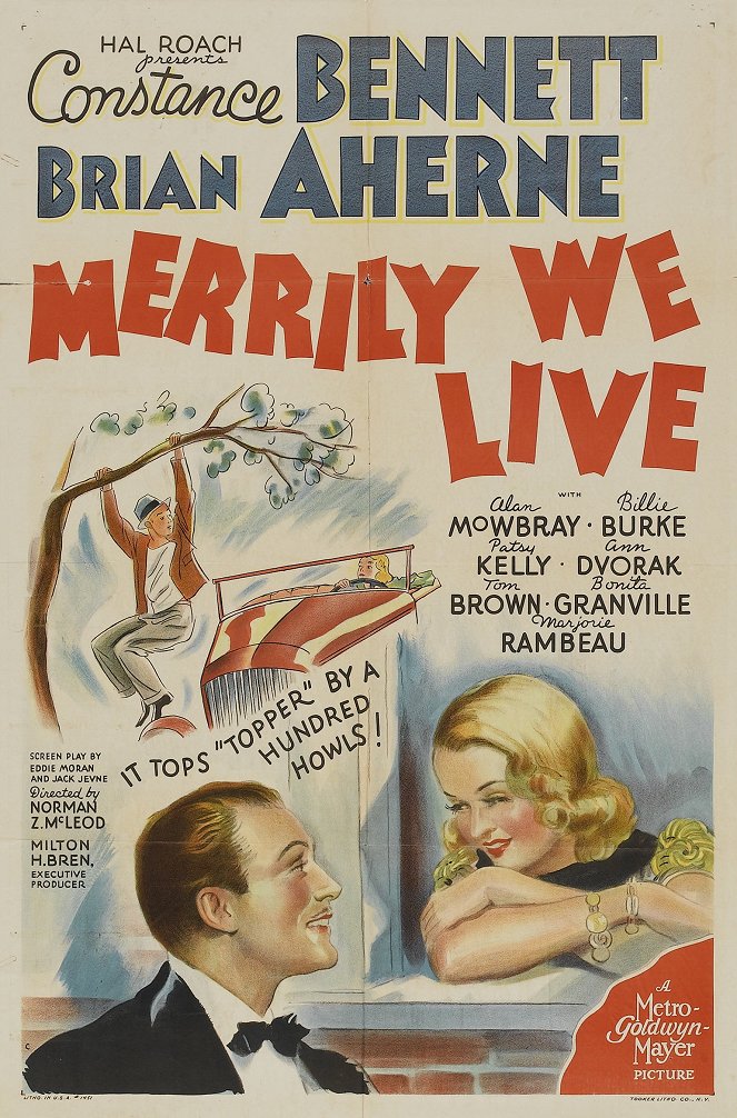 Merrily We Live - Posters