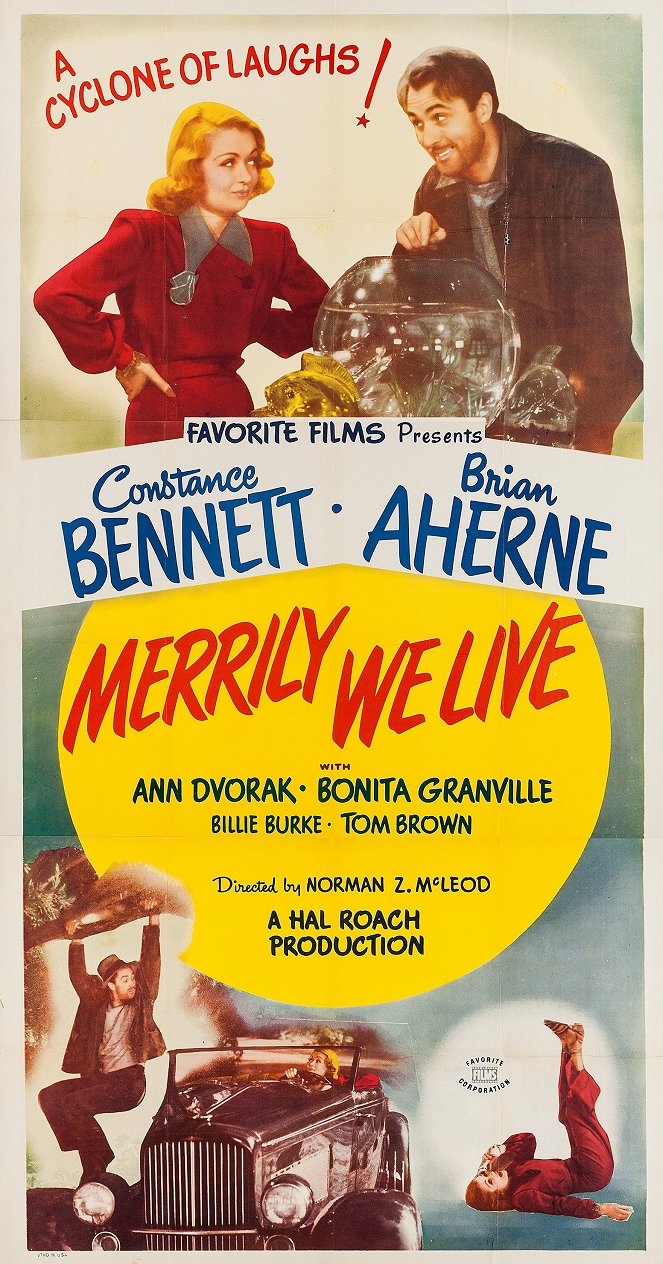 Merrily We Live - Plakate