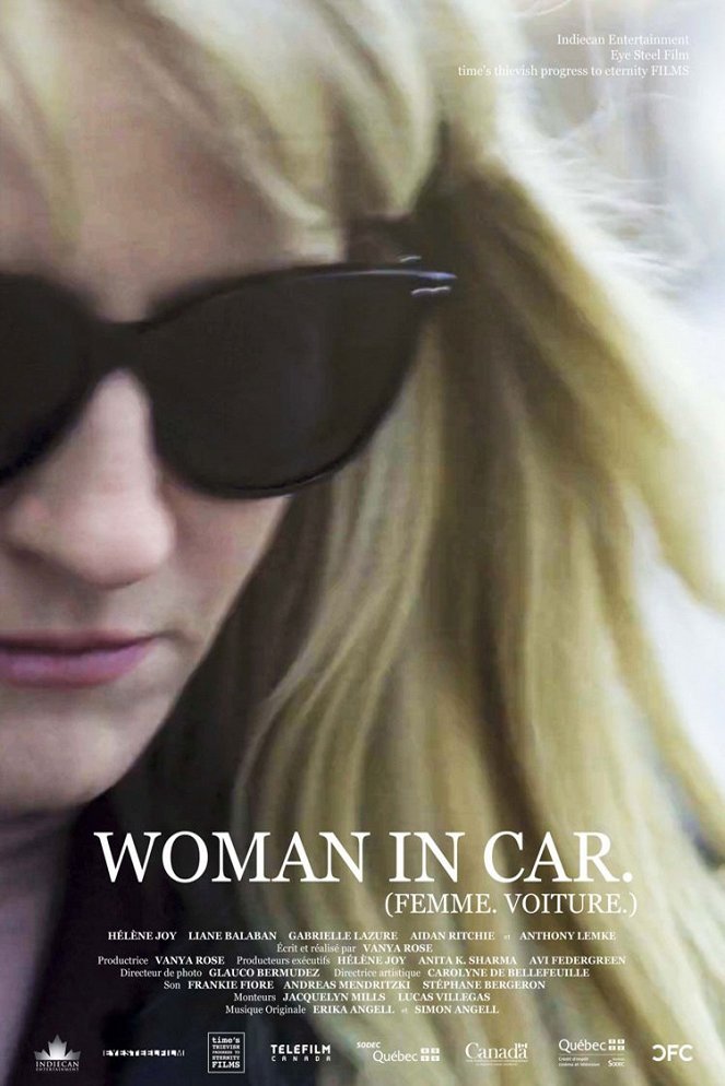 Woman In Car - Plagáty