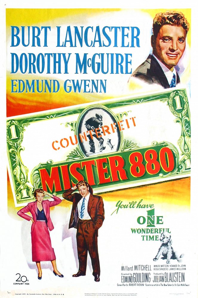 Mister 880 - Plagáty