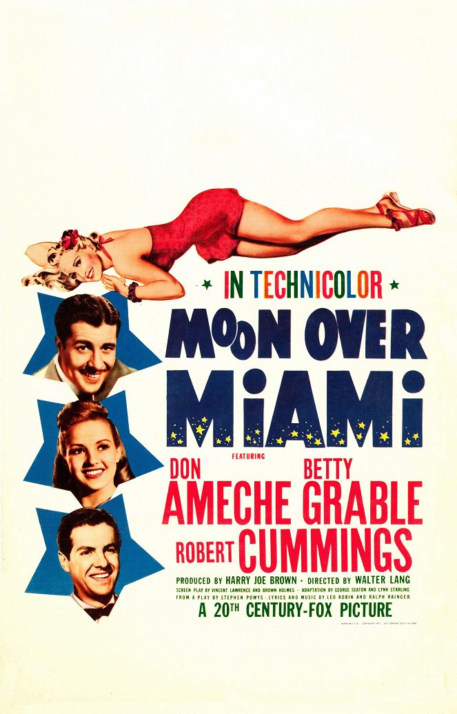 Moon Over Miami - Affiches