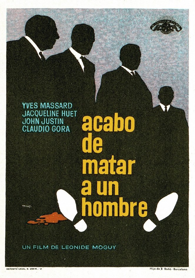 Acabo de matar a un hombre - Carteles