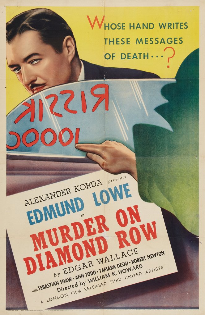 Murder on Diamond Row - Posters