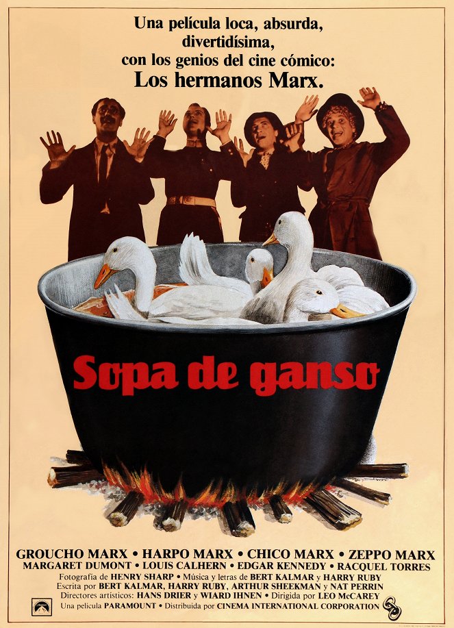 Sopa de ganso - Carteles