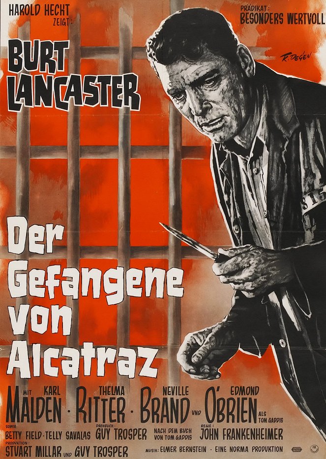 El hombre de Alcatraz - Carteles