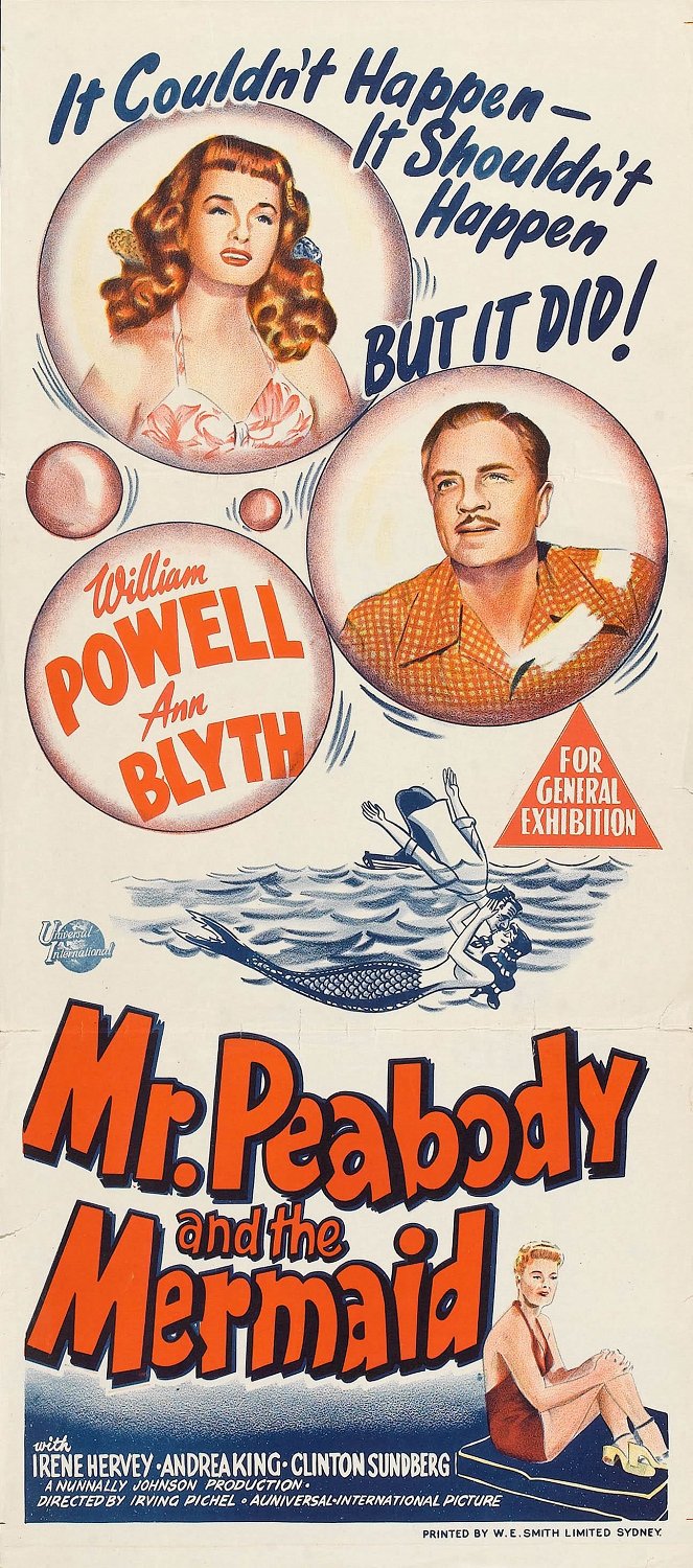 Mr. Peabody and the Mermaid - Posters