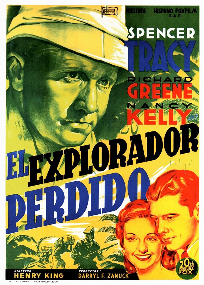 El explorador perdido - Carteles