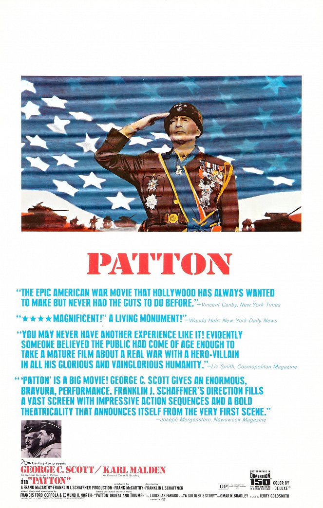 Panssarikenraali Patton - Julisteet