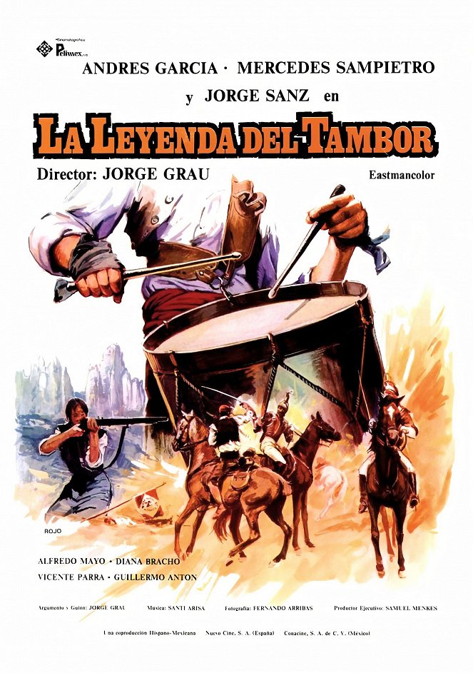 La leyenda del tambor - Affiches