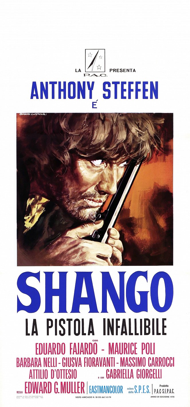 Shango, la pistola infallibile - Plakaty