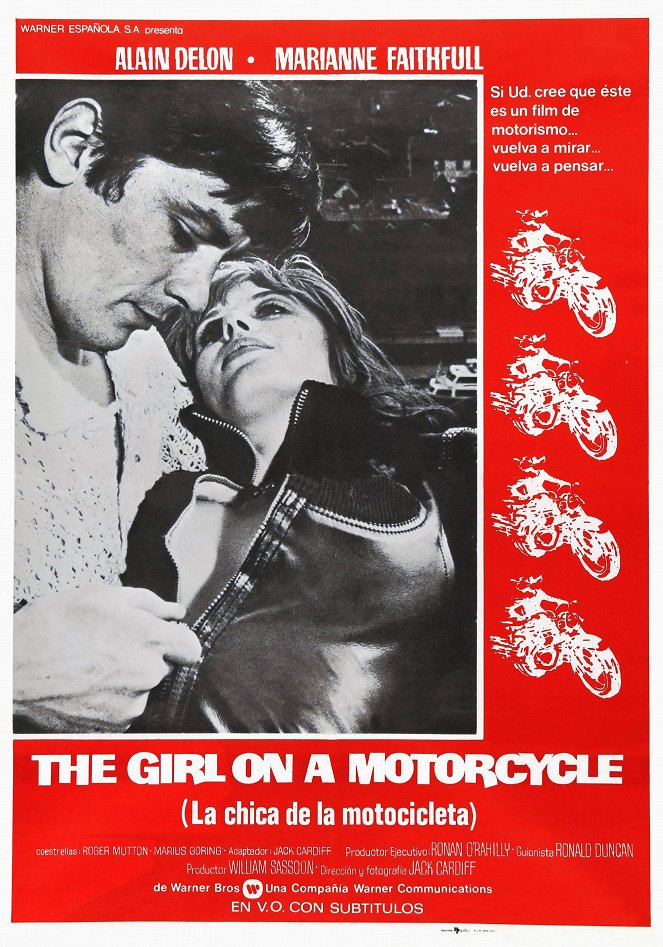 La chica de la motocicleta - Carteles