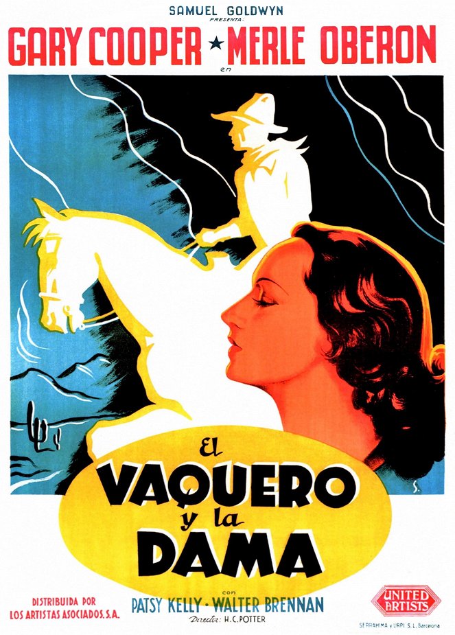 El vaquero y la dama - Carteles