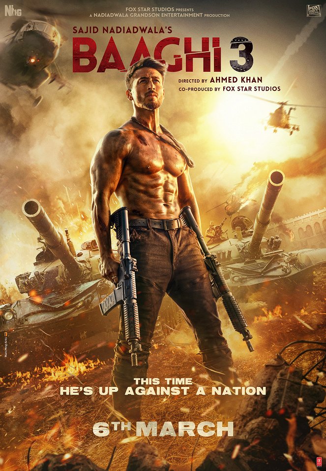 Baaghi 3 - Plakáty