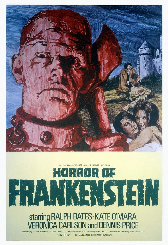 El horror de Frankenstein - Carteles