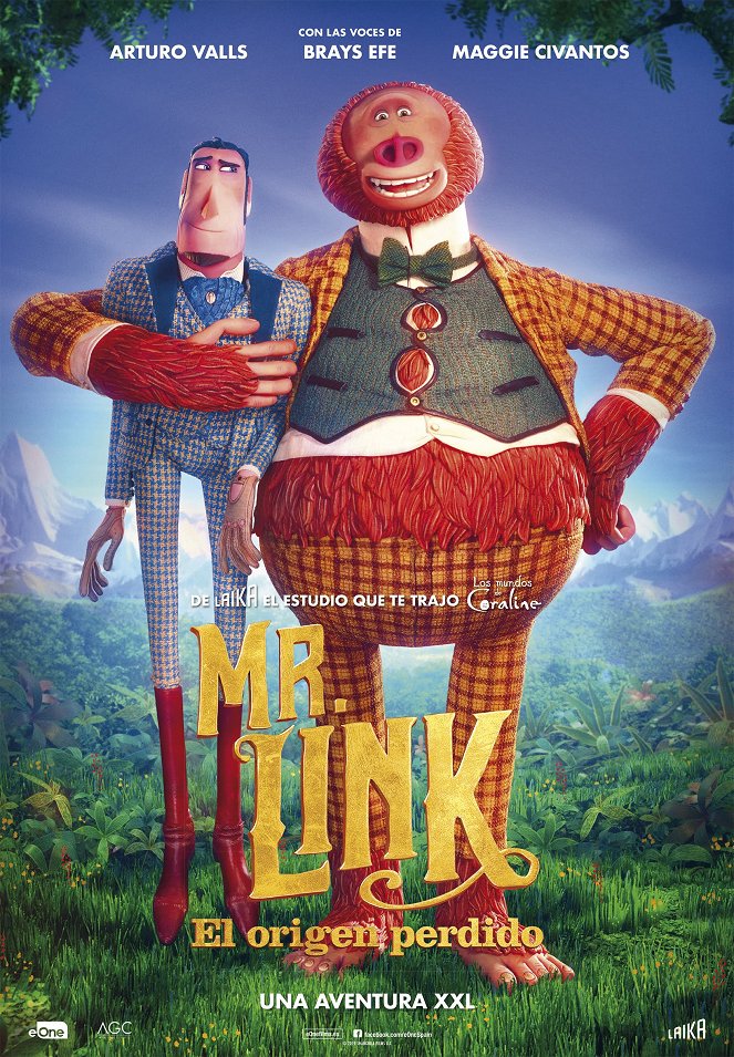 Mr. Link. El origen perdido - Carteles