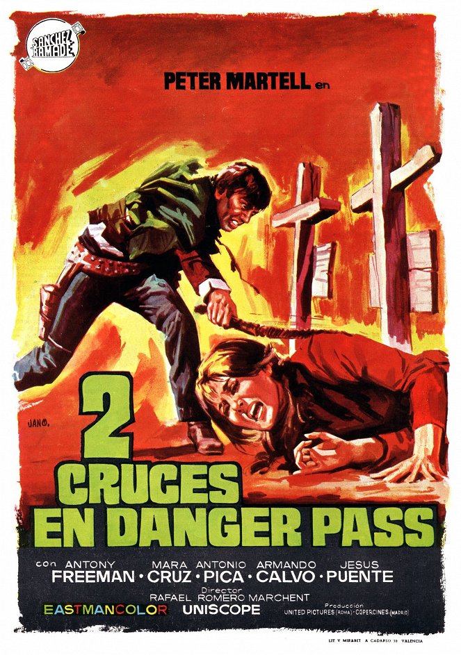 Dos cruces en Danger Pass - Carteles