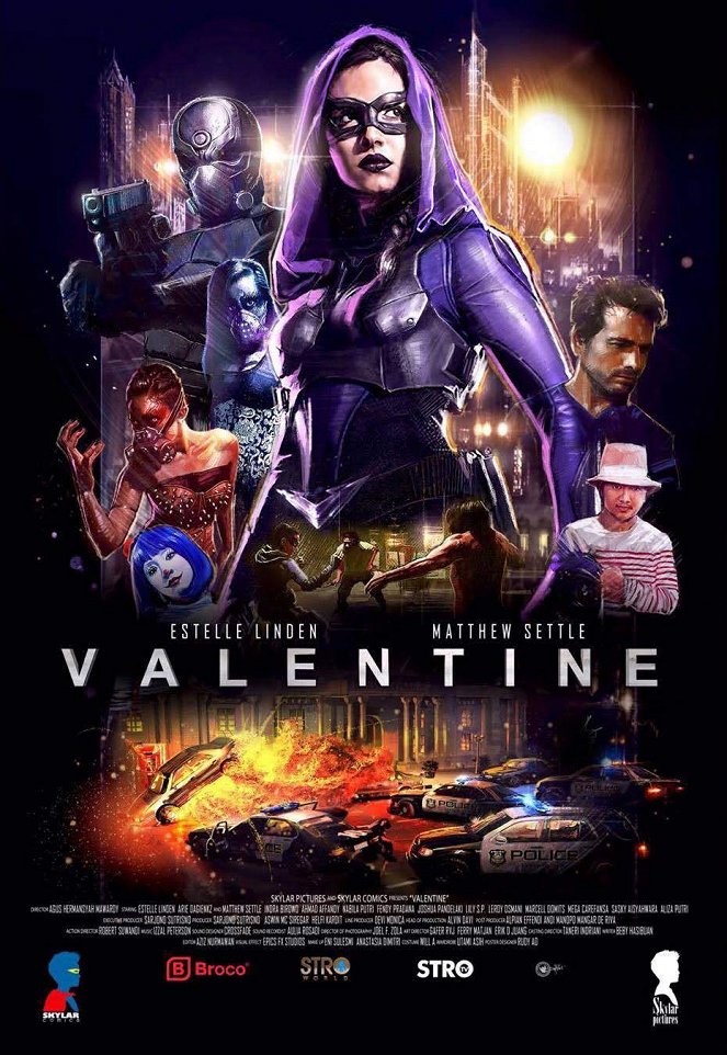 Valentine - The Dark Avenger - Plakate