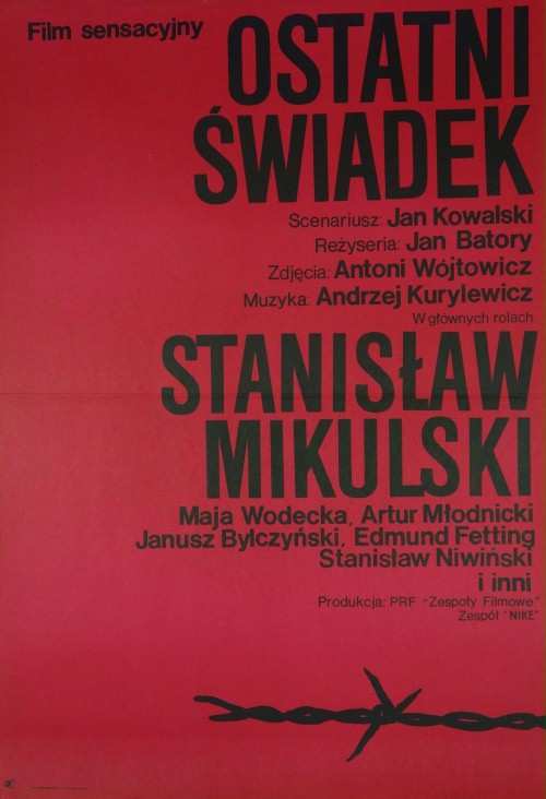 Ostatni świadek - Posters