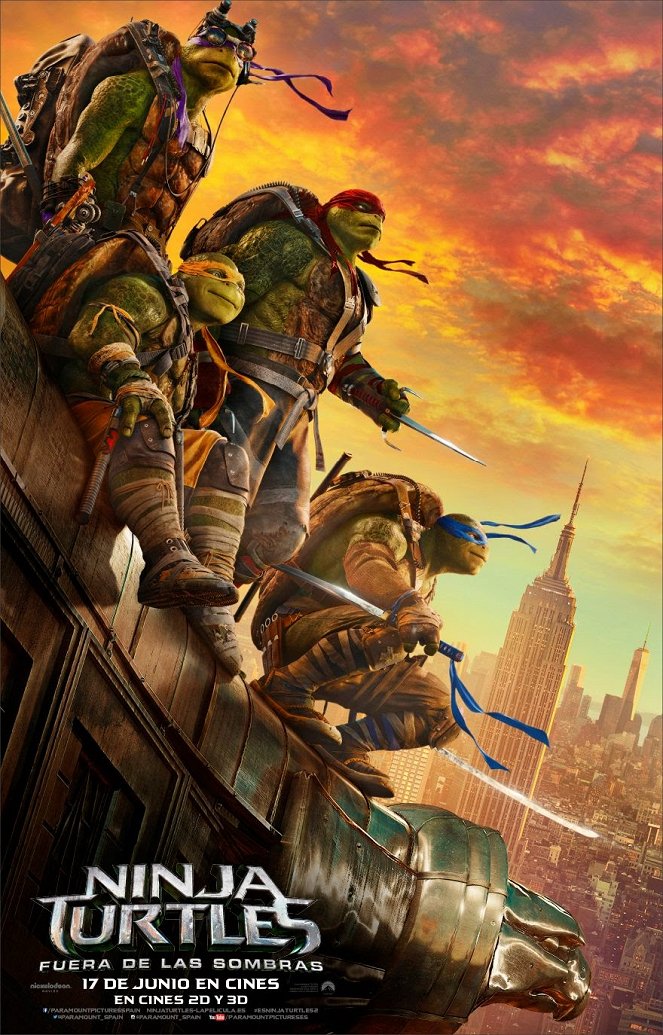 Ninja Turtles: Fuera de las sombras - Carteles