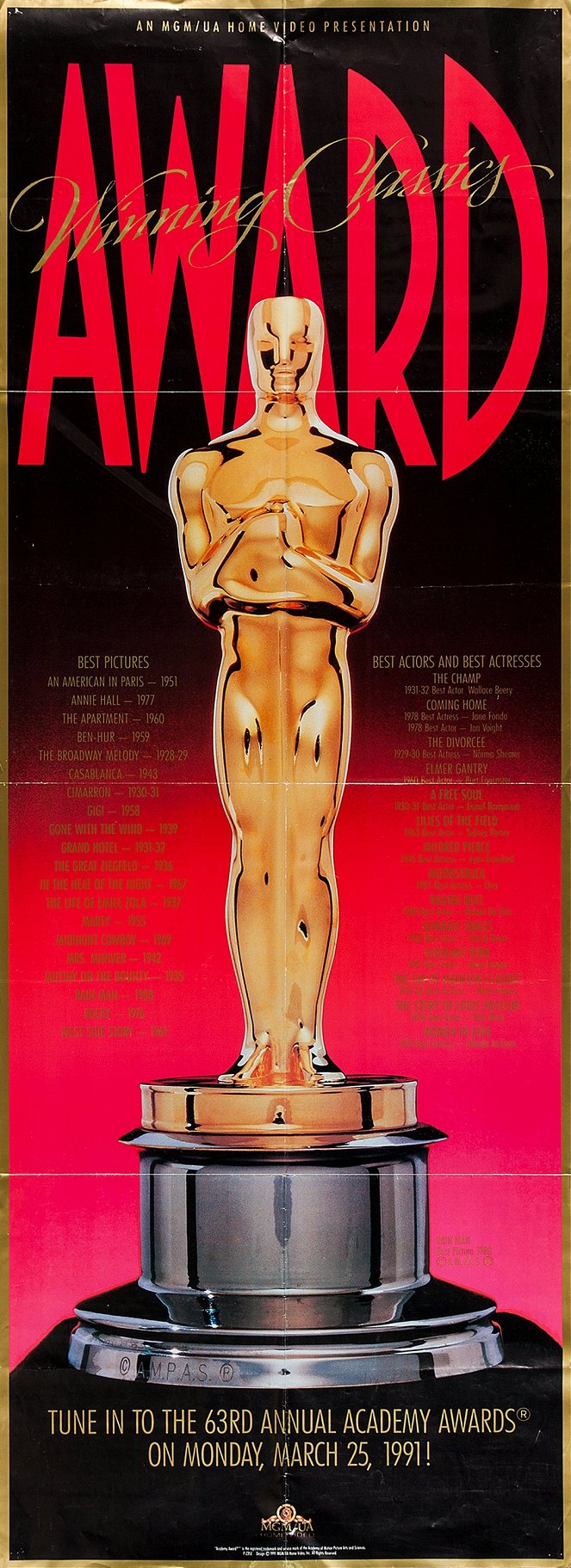 The 63rd Annual Academy Awards - Carteles