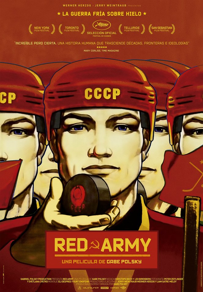 Red Army. La guerra fría sobre el hielo - Carteles