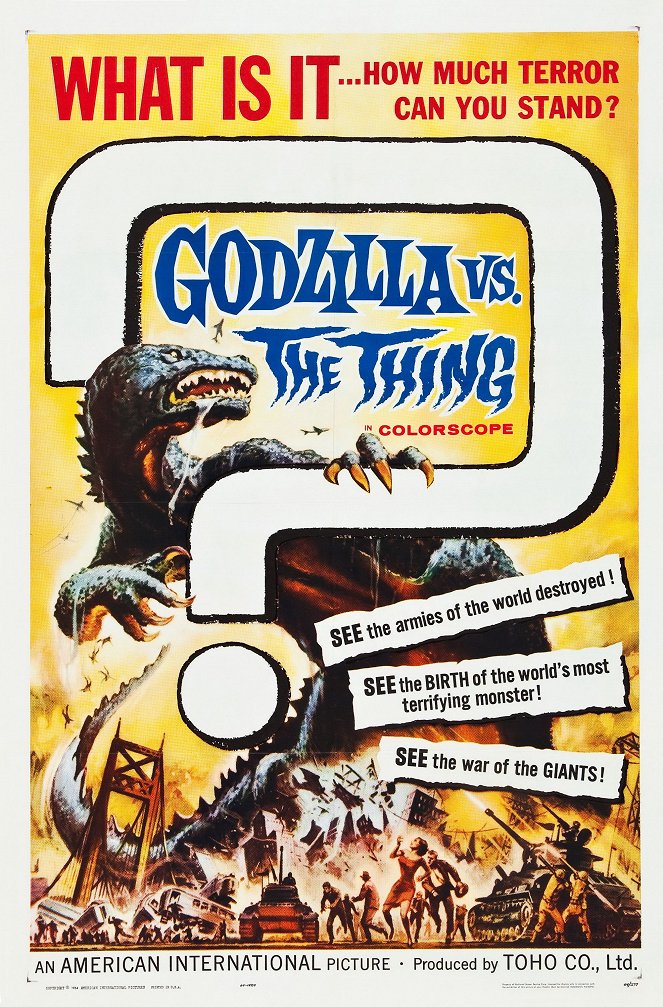 Godzilla vs. The Thing - Posters