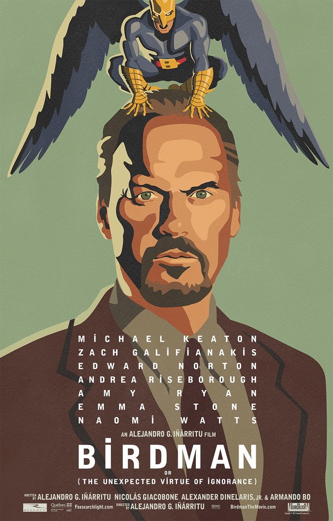 Birdman oder (Die unverhoffte Macht der Ahnungslosigkeit) - Plakate