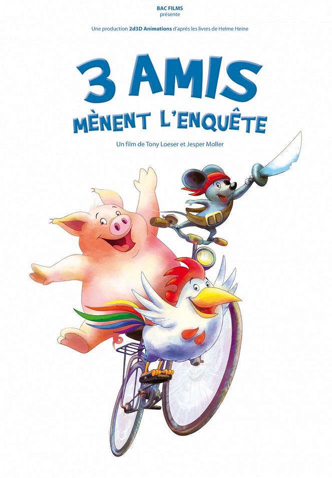 3 amis mènent l'enquête - Affiches