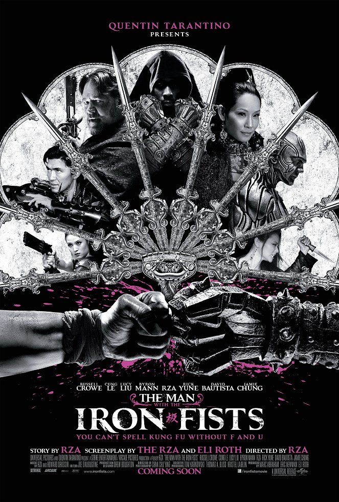 The Man with the Iron Fists - Plakate