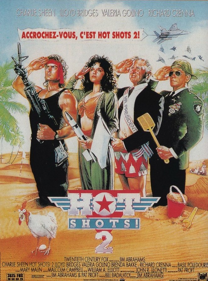 Hot shots ! 2 - Affiches