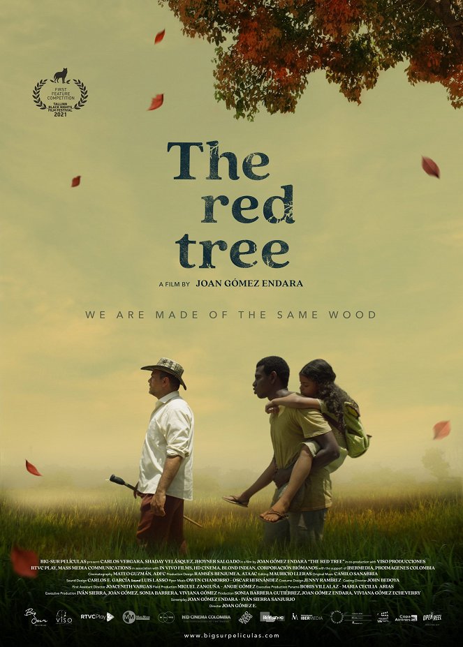 El árbol rojo - Affiches