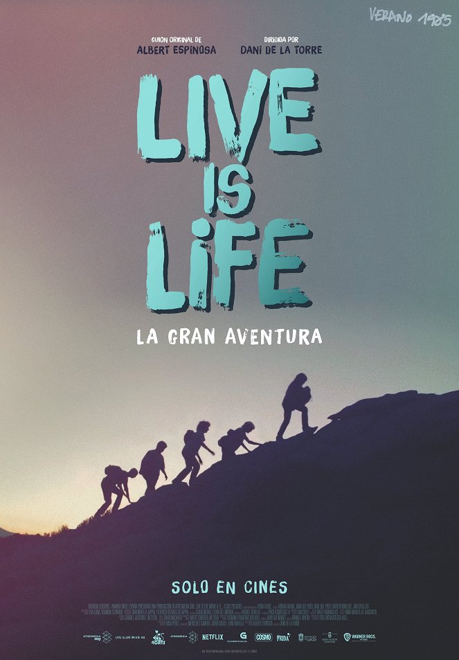 Live is Life: La gran aventura - Carteles
