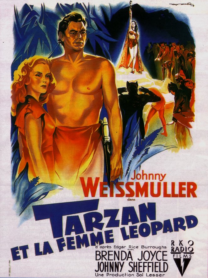 Tarzan et la Femme léopard - Affiches