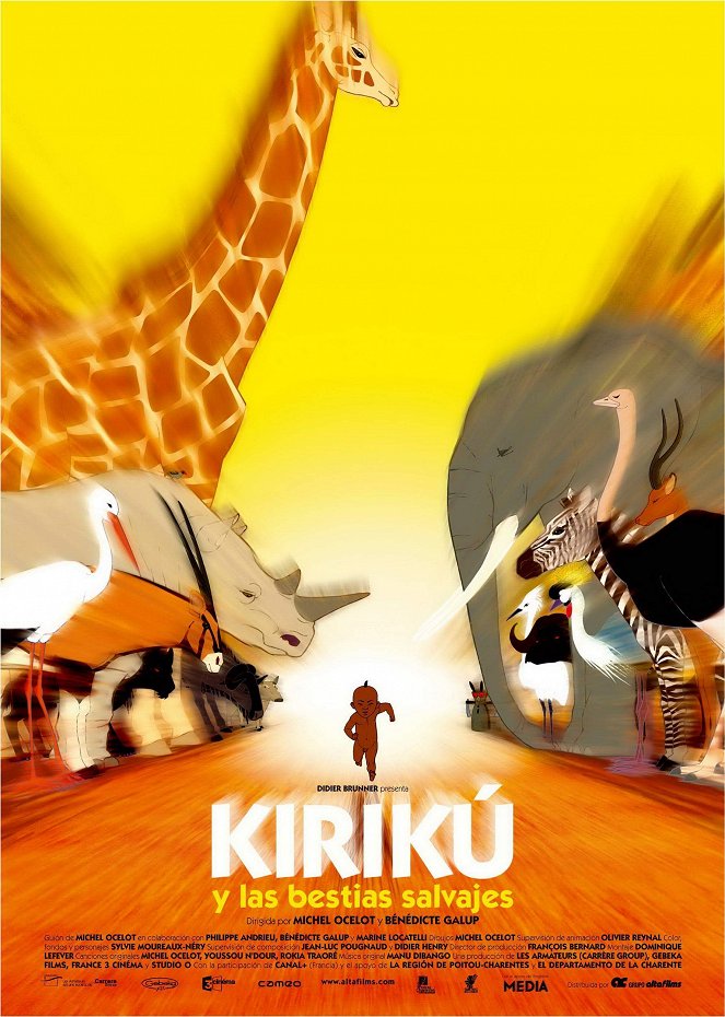 Kirikou y las bestias salvajes - Carteles