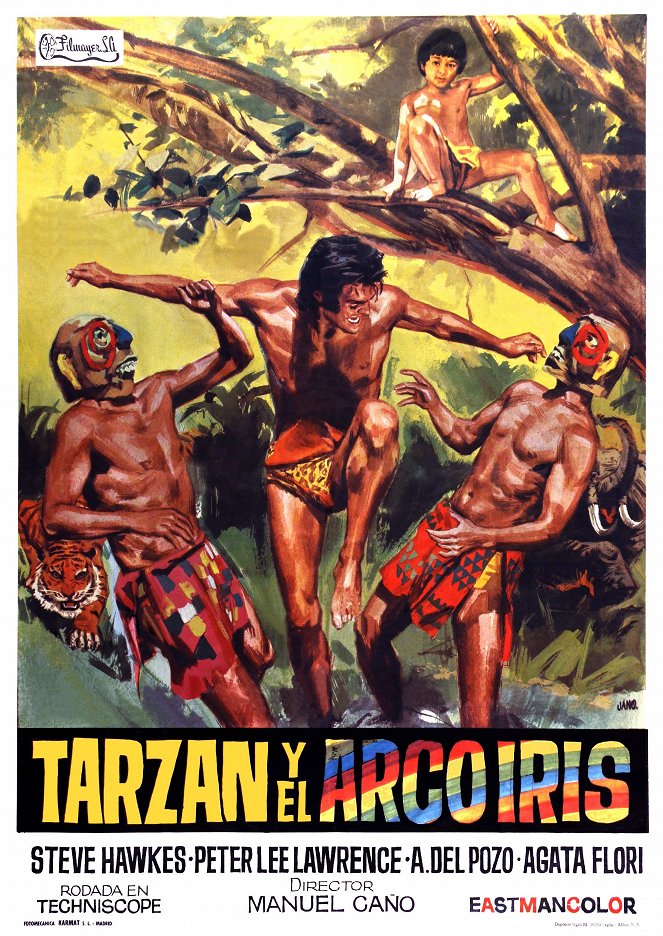 Tarzán y el arco iris - Plakátok