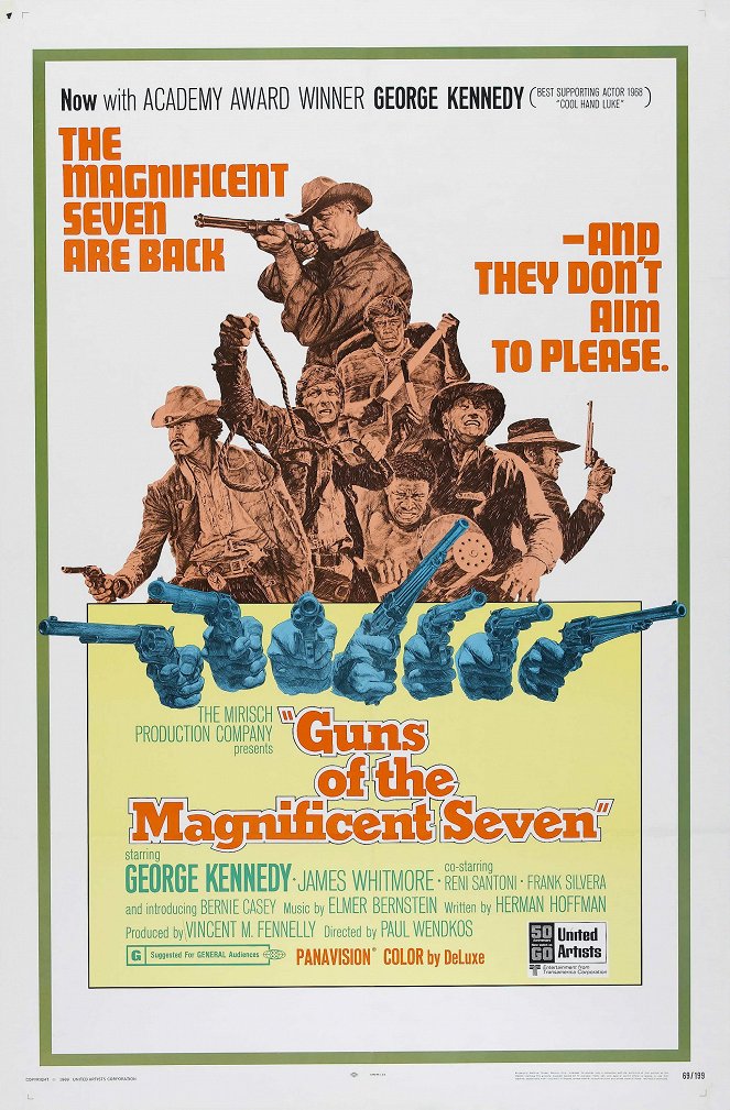 Pistole sedmi statečných - Plakáty