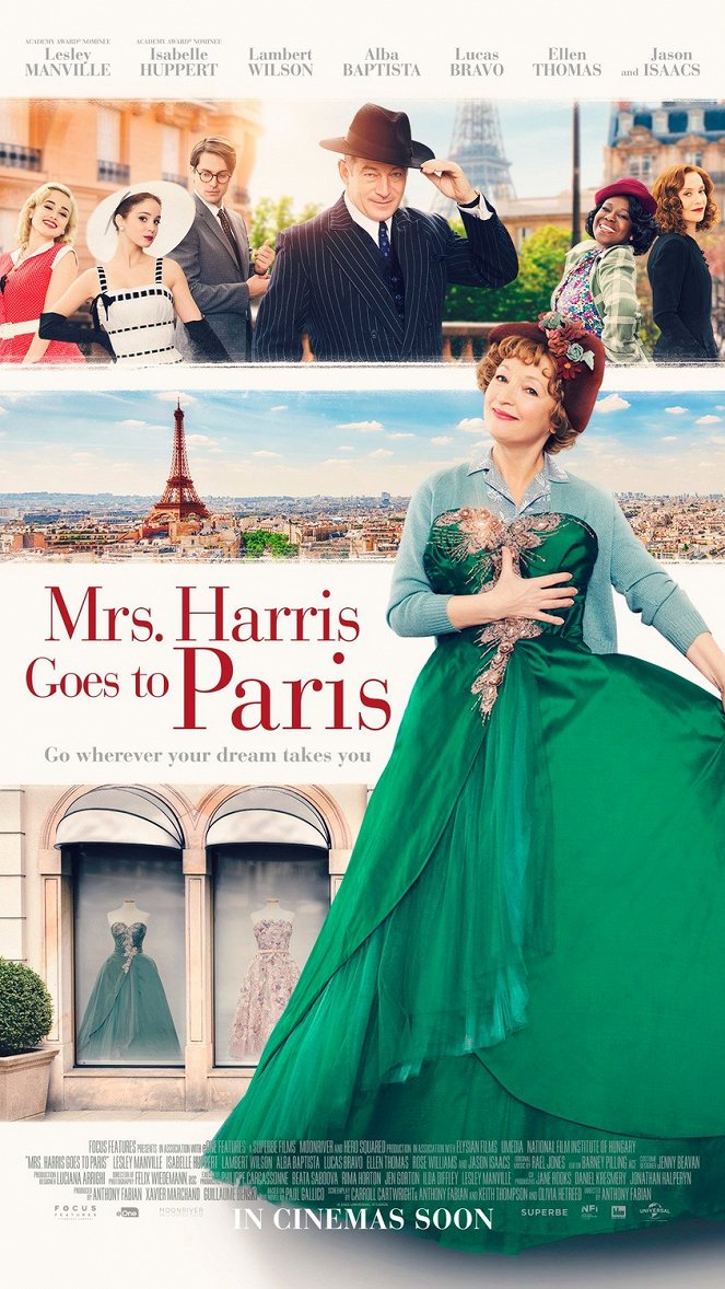 Mrs. Harris und ein Kleid von Dior - Plakate