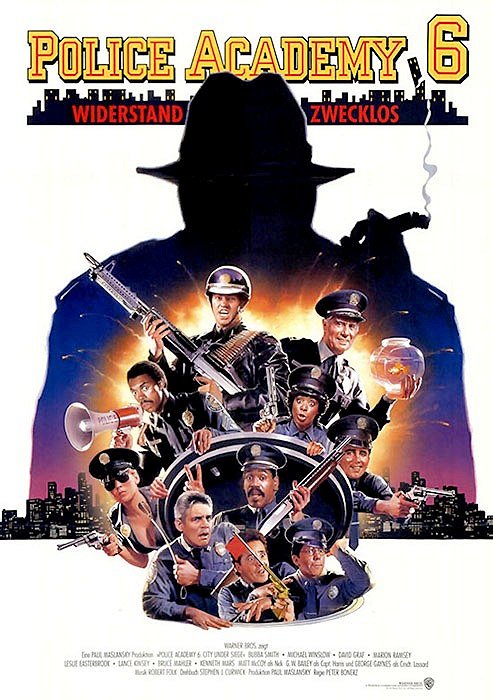 Police Academy VI - Widerstand zwecklos - Plakate
