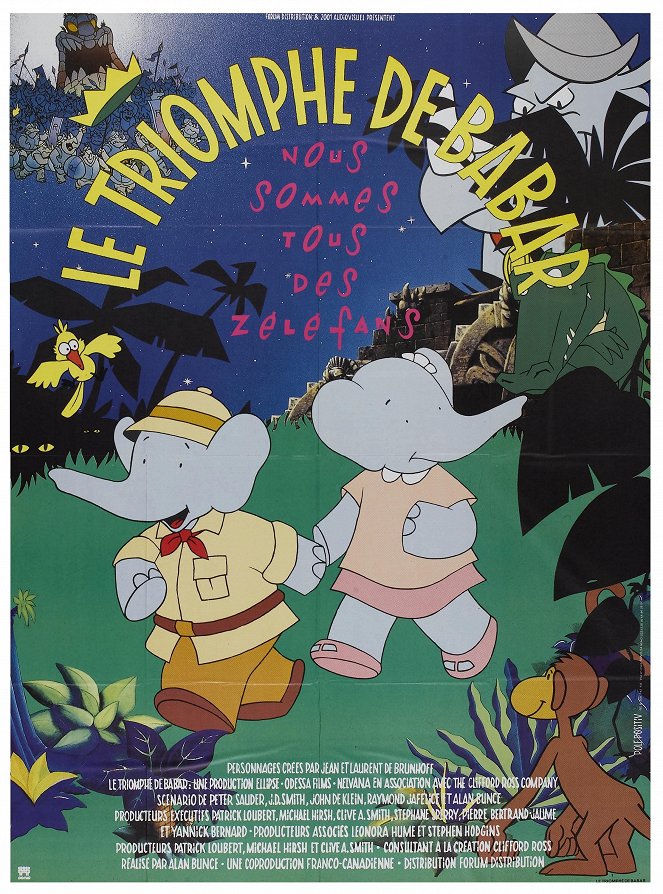 Le Triomphe de Babar - Affiches